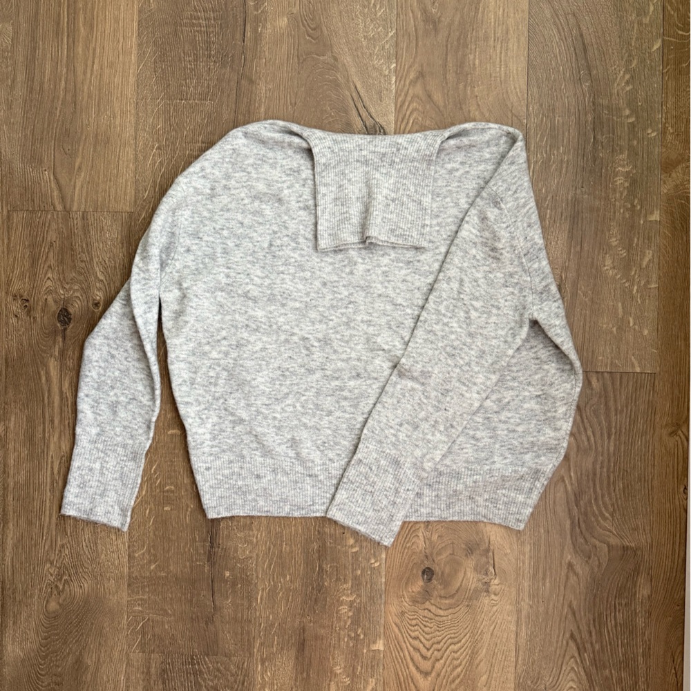 CJLA Gray Knit Turtle Neck Sweater